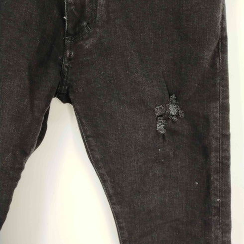 リプレゼント REPRESENT DISTRESSED DENIM ブラック メンズ 28