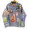 インクス INXX バックロゴ フラップポケット フラワーパターン パイルシャツ メンズ import:XS
