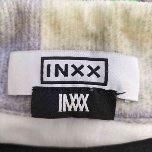 インクス INXX バックロゴ フラップポケット フラワーパターン パイルシャツ メンズ import:XS