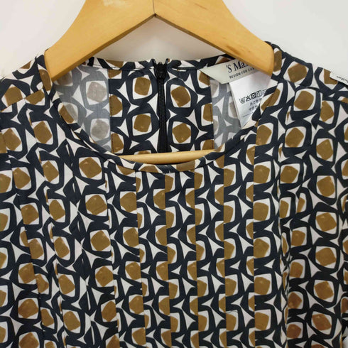 エス マックスマーラ 'S Max Mara 総柄プリーツワンピース レディース 34