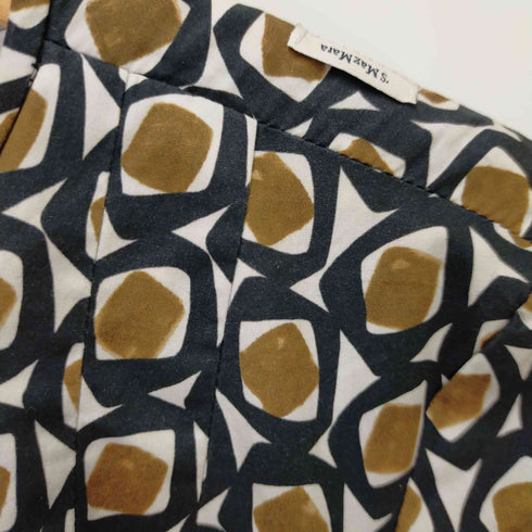 エス マックスマーラ 'S Max Mara 総柄プリーツワンピース レディース 34