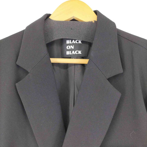 BLACK ON BLACK フロントフックデザイン 1Bテーラードジャケット メンズ import:L