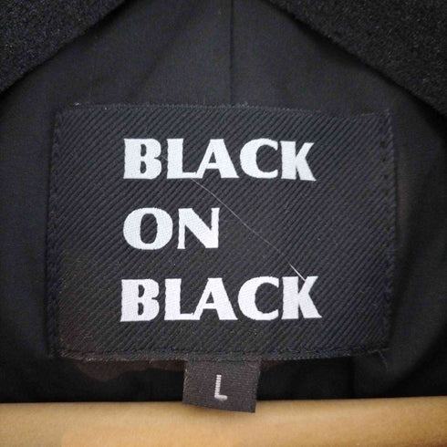 BLACK ON BLACK フロントフックデザイン 1Bテーラードジャケット メンズ import:L