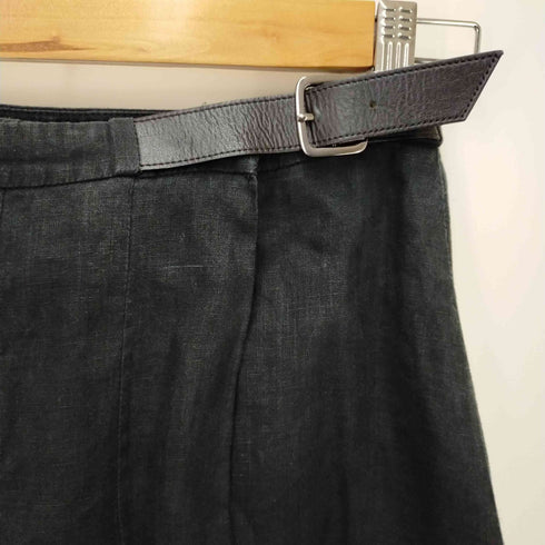 マックスマーラ MAX MARA Linen Pleated Wrap Skirt レディース 36