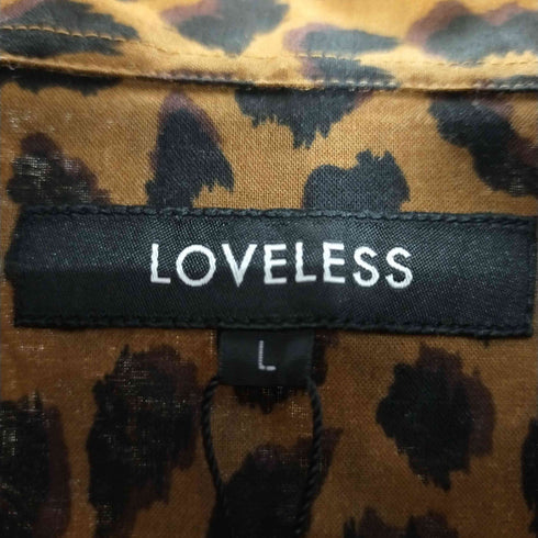 ラブレス LOVELESS レオパードシャツ メンズ JPN:L