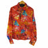 julienmacdonald イタリア製 総柄シルク 比翼シャツ メンズ EUR:48