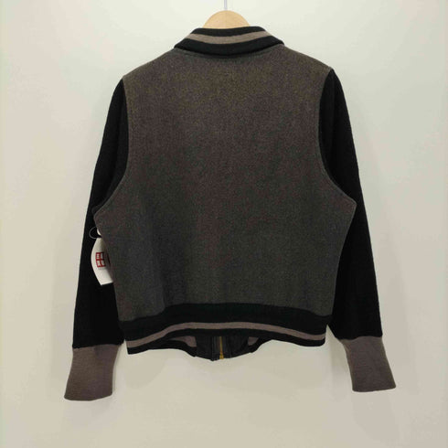 gondon 50~60s 棒TALON ニット切替 ジップアップブルゾン ユニオンチケット ILGWU メンズ import:M