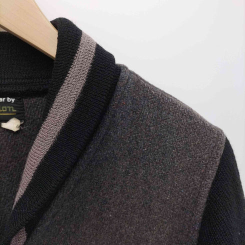 gondon 50~60s 棒TALON ニット切替 ジップアップブルゾン ユニオンチケット ILGWU メンズ import:M