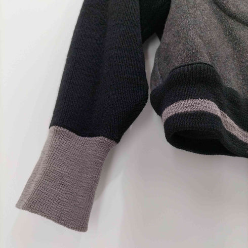gondon 50~60s 棒TALON ニット切替 ジップアップブルゾン ユニオンチケット ILGWU メンズ import:M