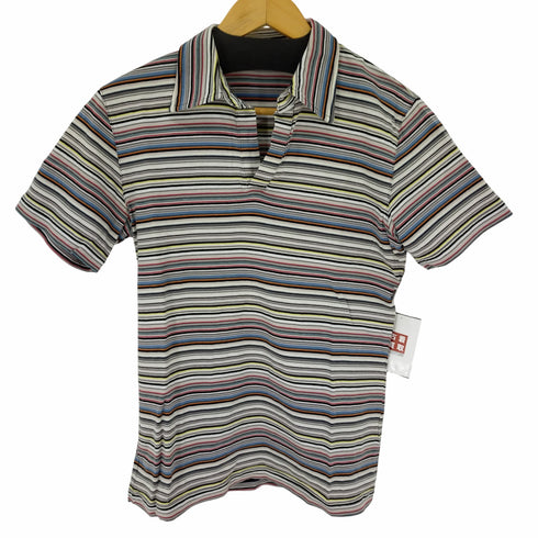 ポールスミスロンドン Paul Smith LONDON マルチボーダー スキッパーシャツ レディース import:M