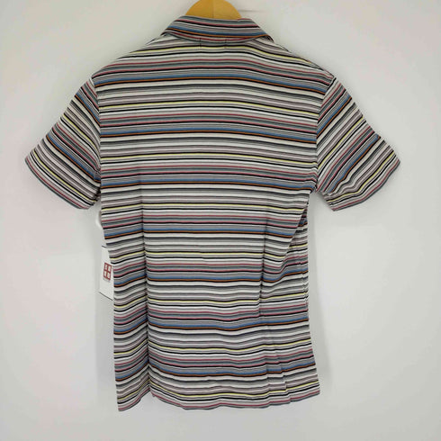 ポールスミスロンドン Paul Smith LONDON マルチボーダー スキッパーシャツ レディース import:M