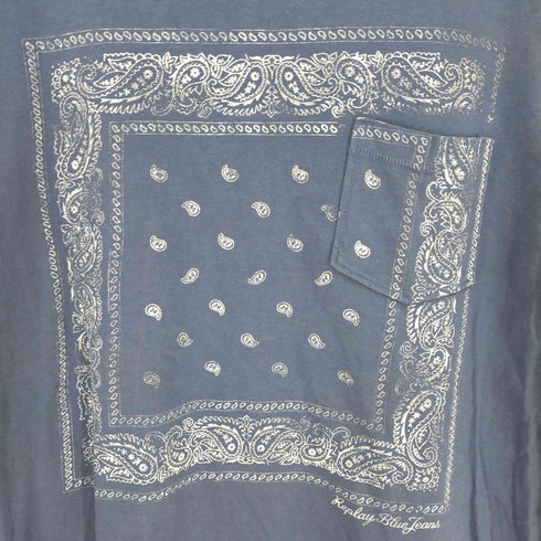 リプレイ REPLAY バンダナ柄ポケットTシャツ メンズ import:M
