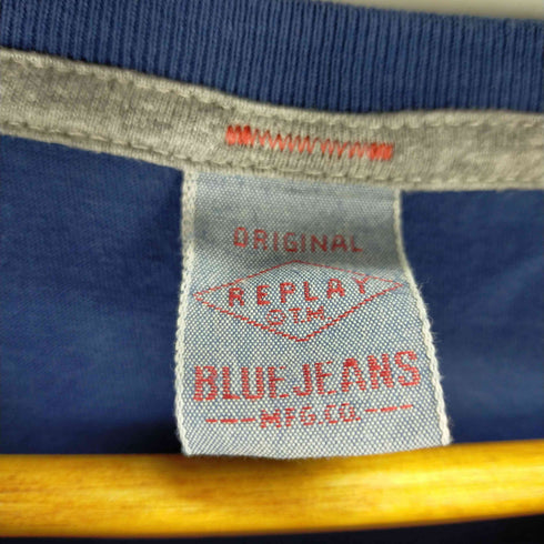 リプレイ REPLAY バンダナ柄ポケットTシャツ メンズ import:M