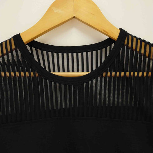 イッセイミヤケ ISSEY MIYAKE ショートスリーブシアーブラウス レディース 2