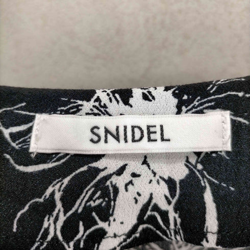 スナイデル snidel カシュクールマーメイドプリントワンピース レディース JPN:1