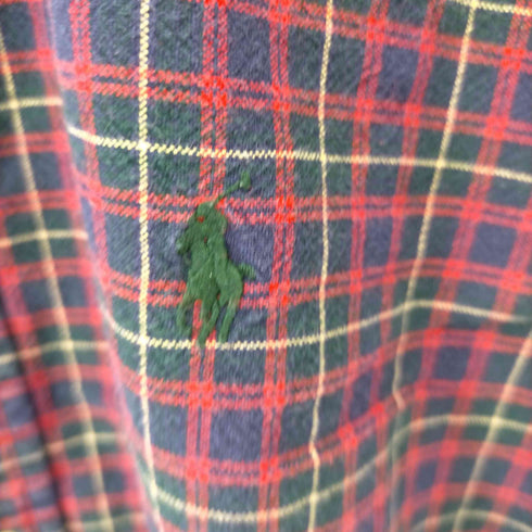 ラルフローレン RALPH LAUREN スモールポニー刺繍チェックシャツ メンズ