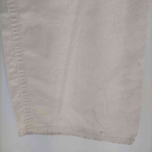 リーバイス Levis 80S 81年製 42ロケットTALON MOVIN ON ジップフライ生成りパンツ メンズ W36