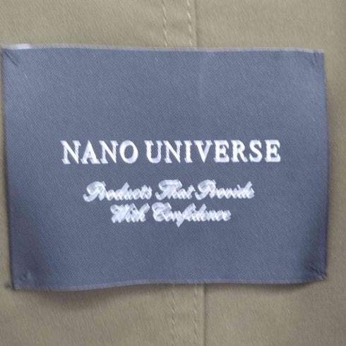 ナノユニバース nano universe 2019SS ライトチェスターコート メンズ JPN:S