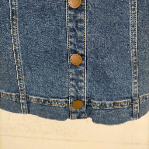 アリスオリビア alice + olivia Janessa shirred denim mini dress レディース FREE
