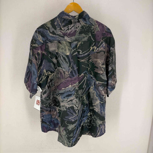 THUMS UP 総柄シルクシャツ メンズ JPN:L