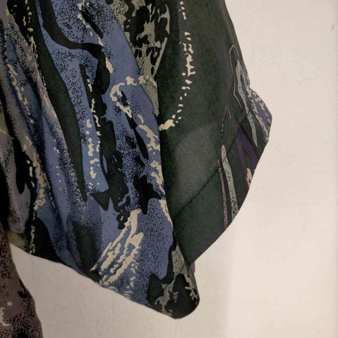 THUMS UP 総柄シルクシャツ メンズ JPN:L
