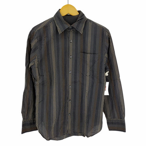 ポールスミスロンドン Paul Smith LONDON ドットストライプ総柄長袖シャツ メンズ import:M