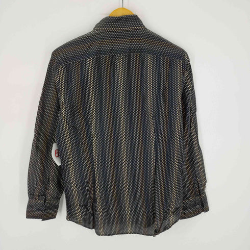 ポールスミスロンドン Paul Smith LONDON ドットストライプ総柄長袖シャツ メンズ import:M