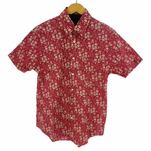 ポールスミスロンドン Paul Smith LONDON 花 総柄 半袖シャツ メンズ import:M