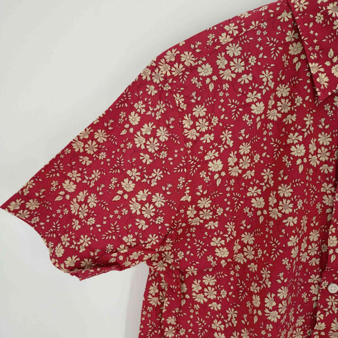 ポールスミスロンドン Paul Smith LONDON 花 総柄 半袖シャツ メンズ import:M