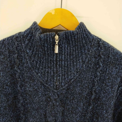 ランバン LANVIN ハーフジップニット メンズ