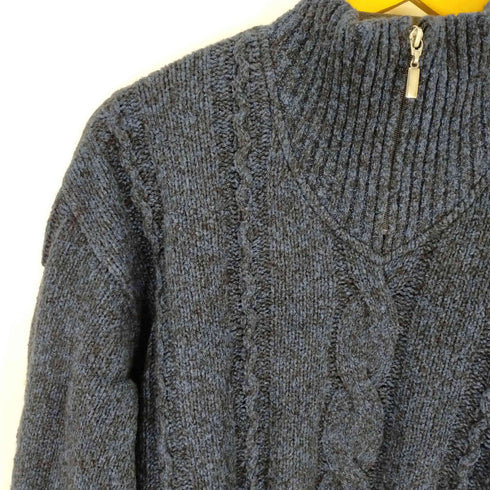 ランバン LANVIN ハーフジップニット メンズ