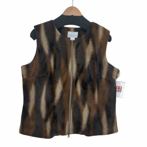 JORDAN フェイクファーベスト レディース import:M