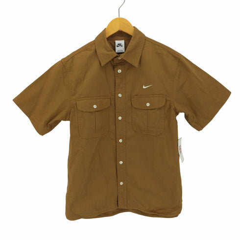 ナイキスケートボーディング NIKE SB SHORT SLEEVE WOVEN SKATE BUTTON UP SHIRT ショートスリーブ シャツ メンズ import:S