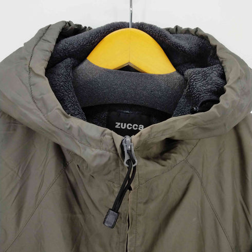 ズッカ ZUCCa フーデットナイロンジャケット 裏地フリース レディース ONE SIZE