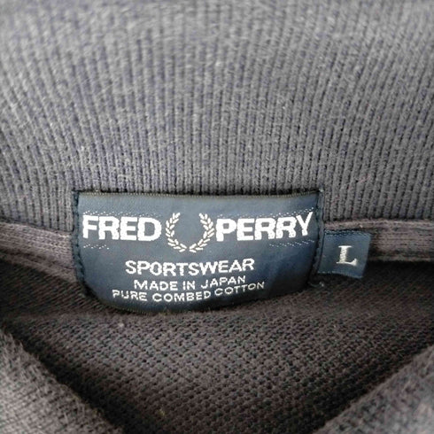 フレッドペリー FRED PERRY ワンポイントポロシャツ 日本製 メンズ JPN:L