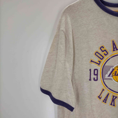 エヌビーエー NBA バスケットボールチーム リンガーTシャツ メンズ JPN:XL