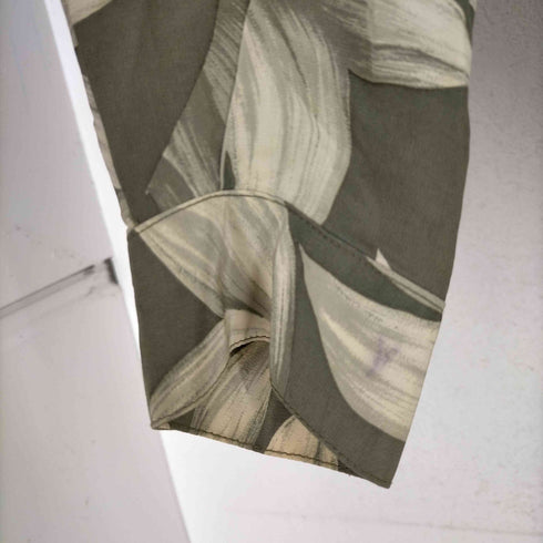 フルギ CREME DE SILK フローラル柄シルクシャツ メンズ JPN:XL
