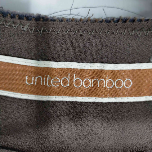 ユナイテッドバンブー united bamboo リネンコート 切りっぱなし ジップアップ レディース