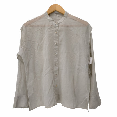 ビューティーアンドユースユナイテッドアローズ BEAUTY & YOUTH UNITED ARROWS 21SS コットンオーガンジータックショルダー シャツ レディース