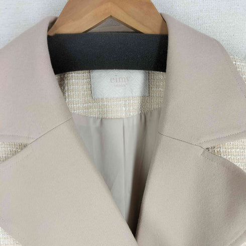 エイミーイストワール eimy istoire カラーツイードフレアラインコート レディース JPN:S