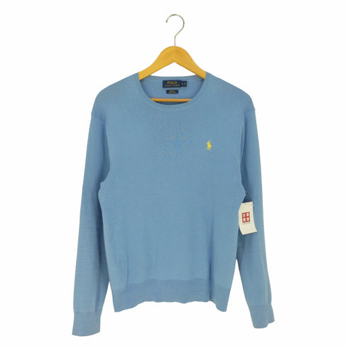 ポロラルフローレン POLO RALPH LAUREN SLIM FIT ポニー刺繍 ピマコットン クルーネックニット メンズ import:S