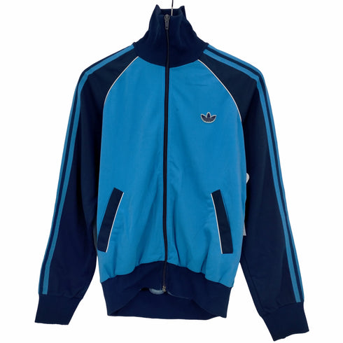アディダスオリジナルス adidas Originals 80s 万国旗タグ OPTIジップ ハンガリー製ロゴワッペン 3ライン トラックジャケット メンズ D42