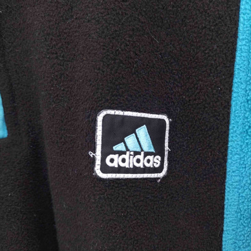 アディダス adidas 90-2000s パフォーマンスロゴ ハーフジップ プルオーバーフリース メンズ import:M