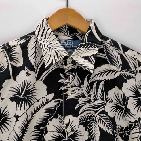 ポロバイラルフローレン Polo by RALPH LAUREN CUSTOM FIT 花柄 半袖アロハシャツ メンズ import:S