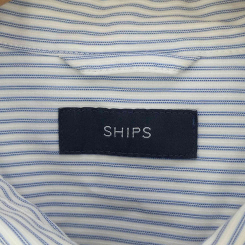 シップス SHIPS コットン ビッグ ストライプシャツ レディース JPN:38