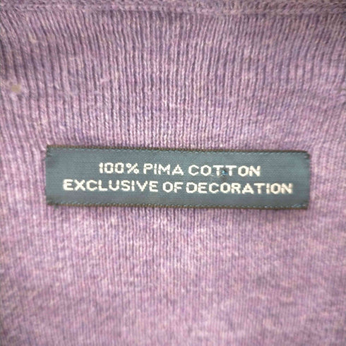 ポロバイラルフローレン Polo by RALPH LAUREN PIMA COTTON ポニー刺繍Vネックニット メンズ
