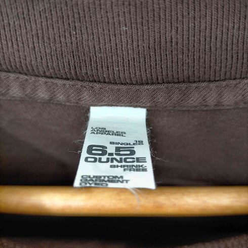 ロサンゼルスアパレル LOS ANGELES APPAREL USA製 6.5oz クルーネックTシャツ メンズ import:L