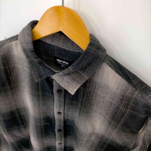 シャカウェアー SHAKA WEAR オンブレチェックシャツ メンズ import:M