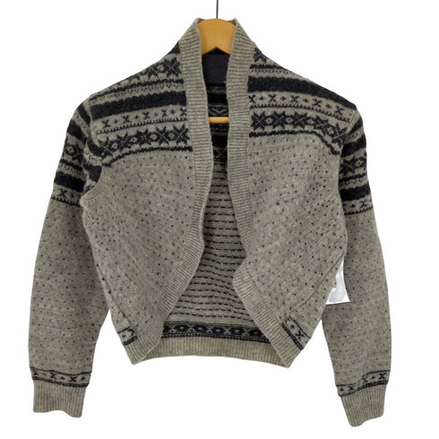 トリココムデギャルソン tricot COMME des GARCONS AD2005 ノルディック総柄カーディガン レディース