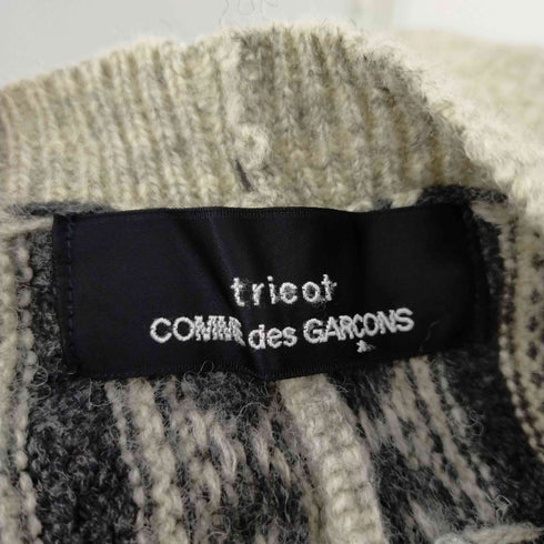 トリココムデギャルソン tricot COMME des GARCONS AD2005 ノルディック総柄カーディガン レディース